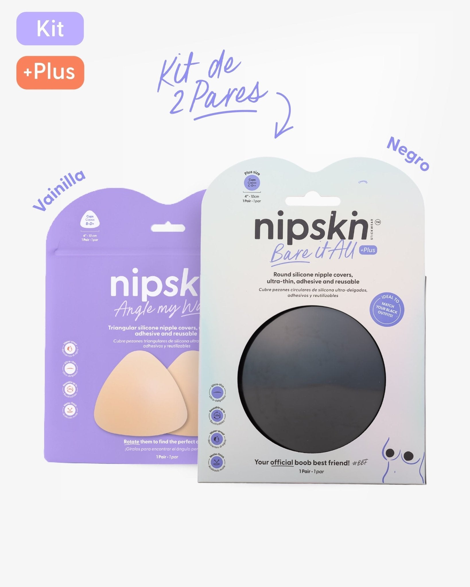 Cubre Pezones Adhesivos x2 - Nipskin®